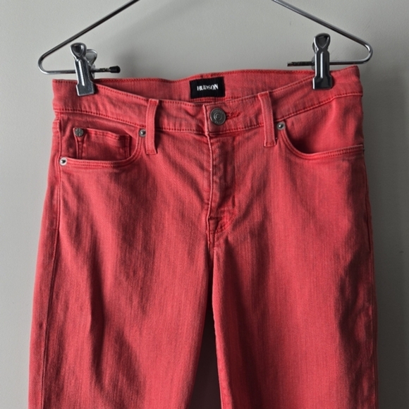 Hudson Women's‎ Krista Ankle Super Skinny Jeans  in Carrot Size 29 - Picture 3 of 16